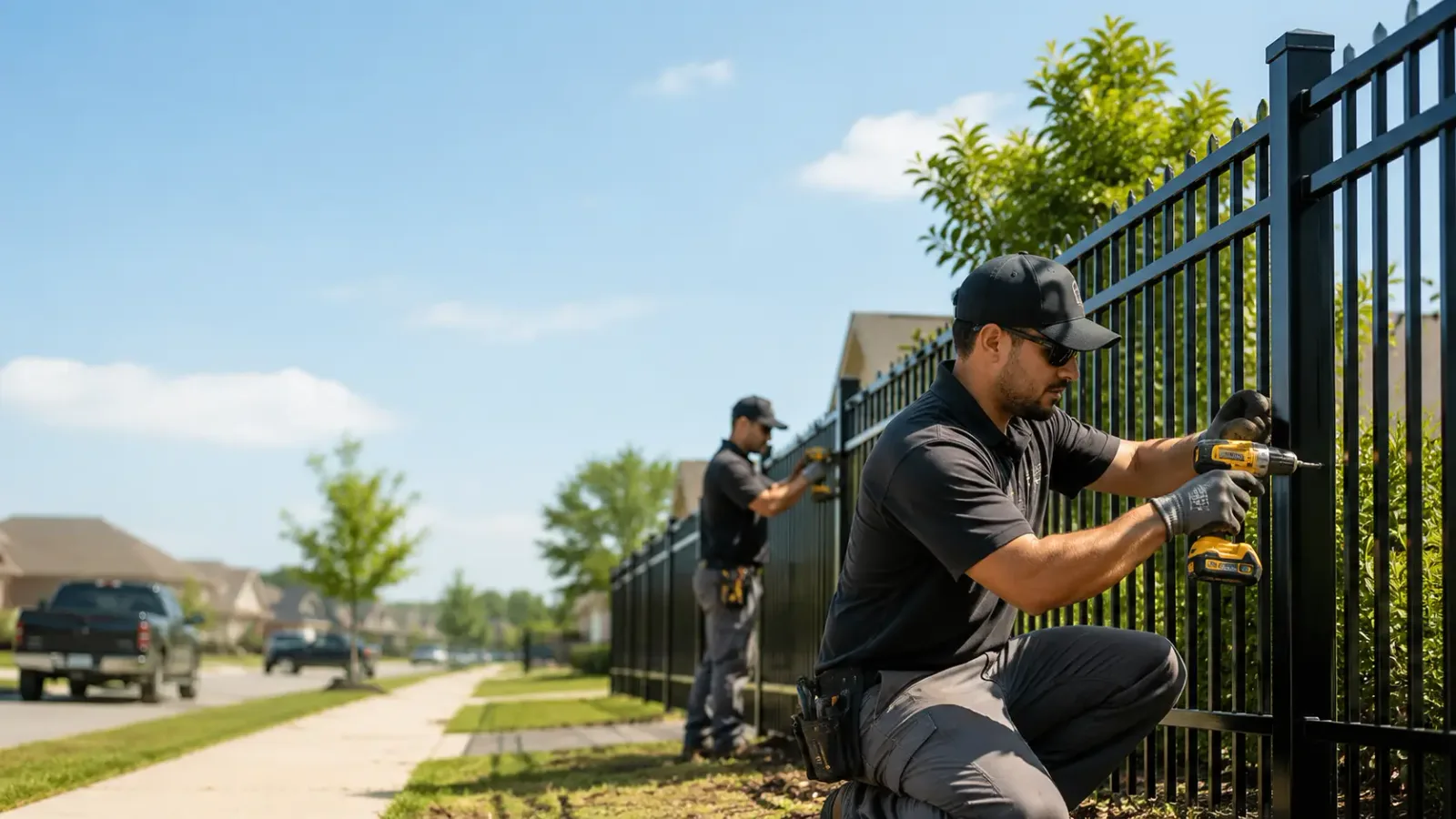 Metal Fence Installation in Moro, AR